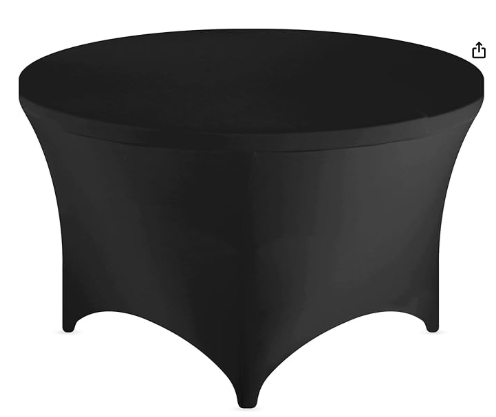 Spandex round black 5ft