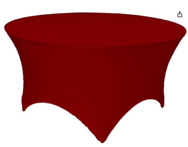 Spandex round red 5ft